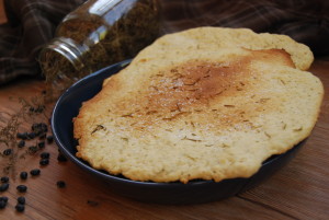 Rosemary flatbread from scratch